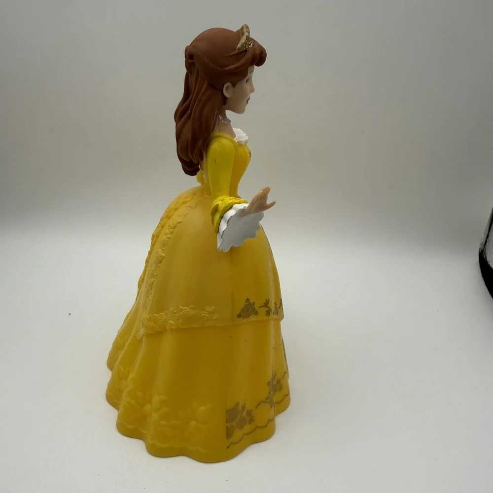 Disney Sofia the Queen First Royal Family Figurine Yellow Gown Glitter Accents